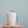 NA 12oz Small Drinking Tumblers, Unbreakable Wheat Straw Cups for