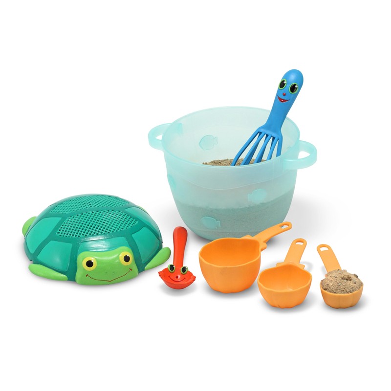 Melissa & Doug Sunny Patch Seaside Sidekicks Sand Baking Set-Beach