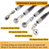 CB 12"-14" Handlebar Hydraulic Clutch & Brake Lines for 14-16