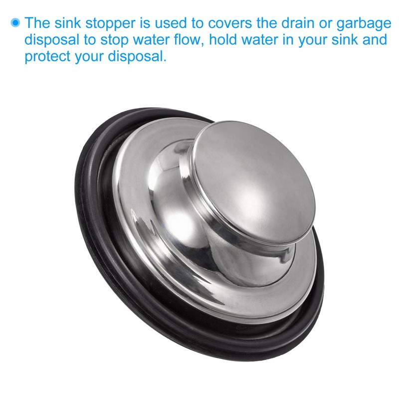 sourcing map Kitchen Sink Stopper for Garbage Disposals Drain Stopper