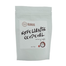 KOKOS Organic, Exfoliante Corporal, Hidrata y Suaviza la Piel, Exfoliante Corporal a Base de Café, Con Aceite de Coco Orgánico, Aceite de Almendras, Vitamina E, Contenido 250 gr
