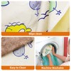 Large Splash Mat for Under High Chair, 51" Waterproof Washable