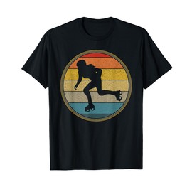 Pattinaggio a rotelle Retro Vintage Roller Derby Maglietta