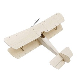 Viloga Mini Balsa Wood Plane Sopwith Pup Biplane Model Kit, 14.8'' Wingspan Laser Cut Unassembled Flying Model Airplane Kit to Build for Adults, DIY RC Aeroplanes for Indoor Park Flyer