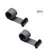 Fielect 2pcs IDC 16 Pin Connector Gray Wire Flat Ribbon