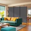 SEGAWE 3 Panel Room Divider 6Ft Folding Privacy Screen Freestanding