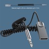 Bluetooth Aux Adapter Cable HiFi Stereo Support Hands Free Calls
