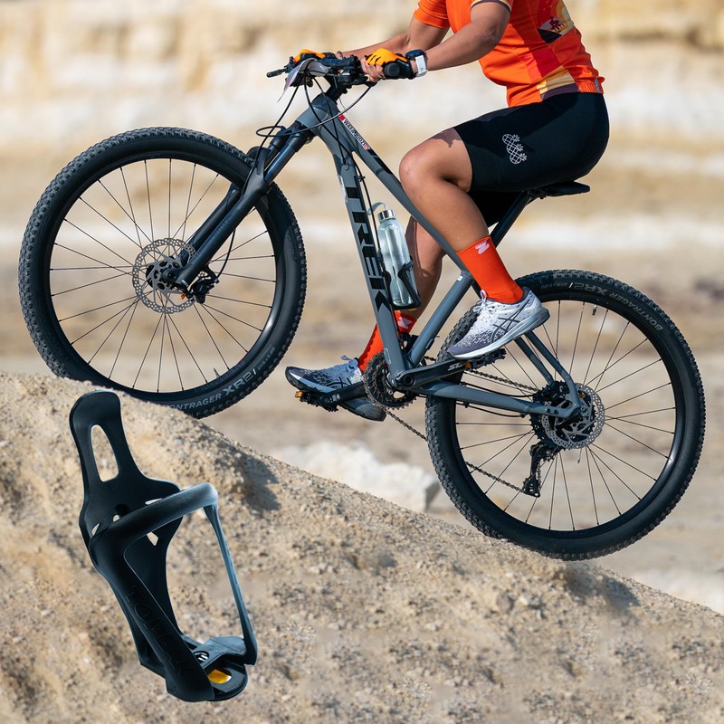 Bike Bottle Holder - Strong Plastic Material Bicycle Bottle Cage
