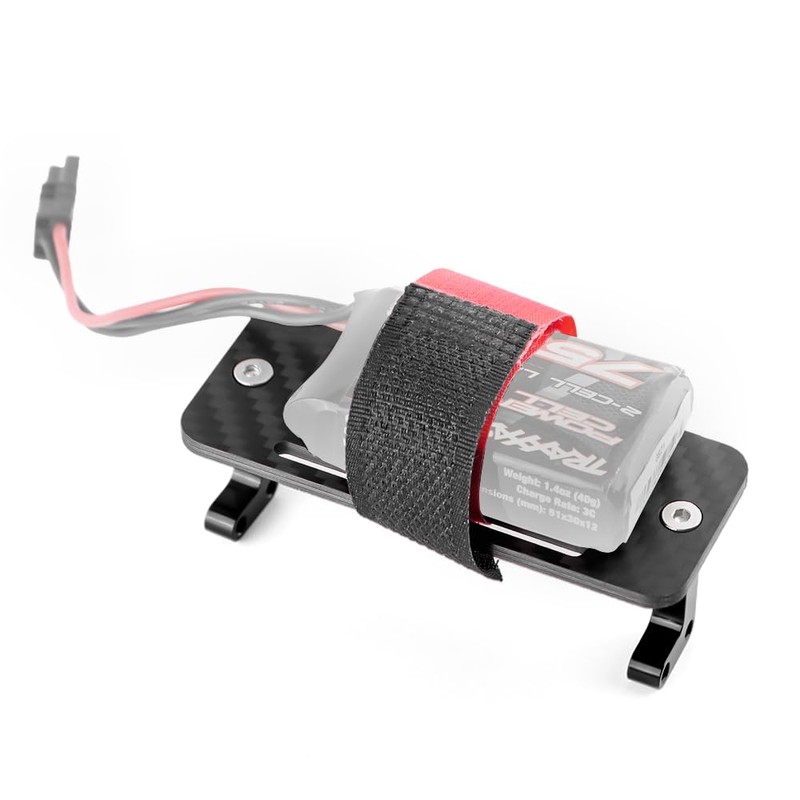 GLOBACT Carbon Fiber RC LCG Chassis Battery Tray ESC Receiver
