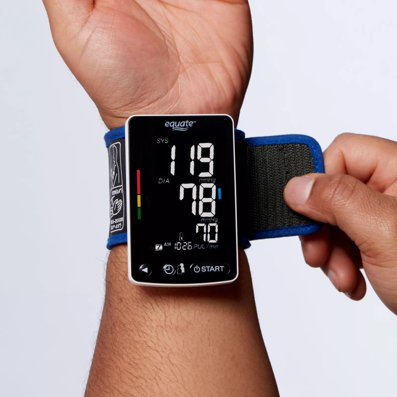 Equate BP-6500 Wrist Blood Pressure Monitor with Bluetooth