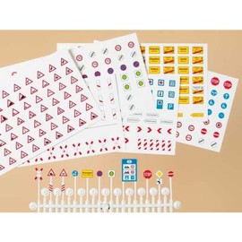 Auhagen 42601.0-Straßenverkehrszeichen, bunt