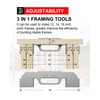 Kolvoii 2 Pcs Framing Tools, 12", 14" & 16" On-Center