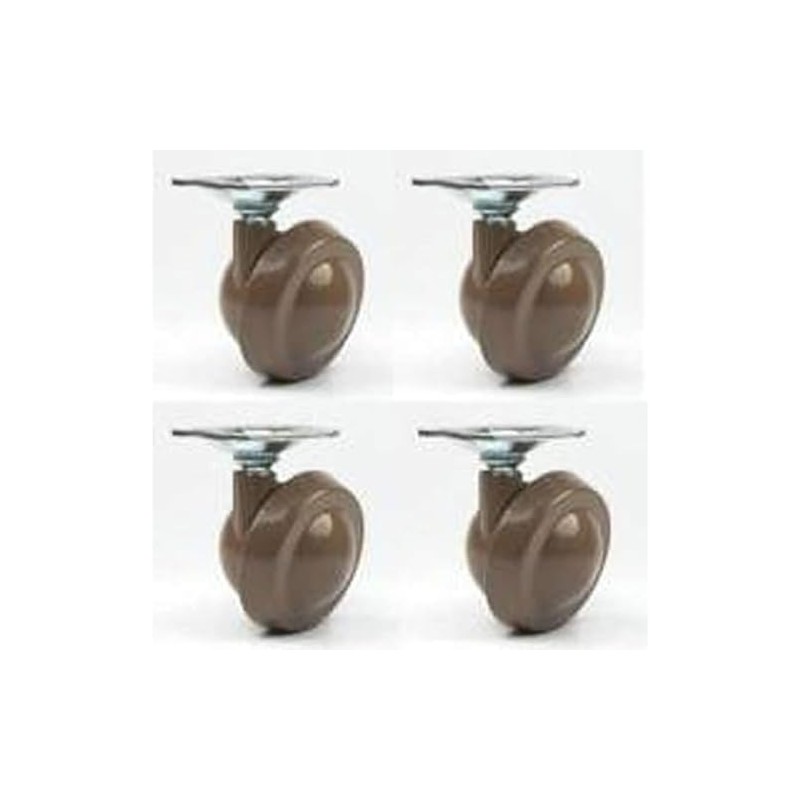 Merriway BH06973 (4 Pcs) Brown Shepherd Type Ball Castors No.