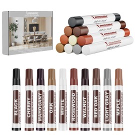 Wood Furniture Repair Kit - Set of 21 Wood Filler Sticks Furniture Markers Wood Scratch Repair Kit Remove Any Scratches, Scuffs, Cracks and Nail Holes on Furniture, Floors, Doors, Cabinets, Tables