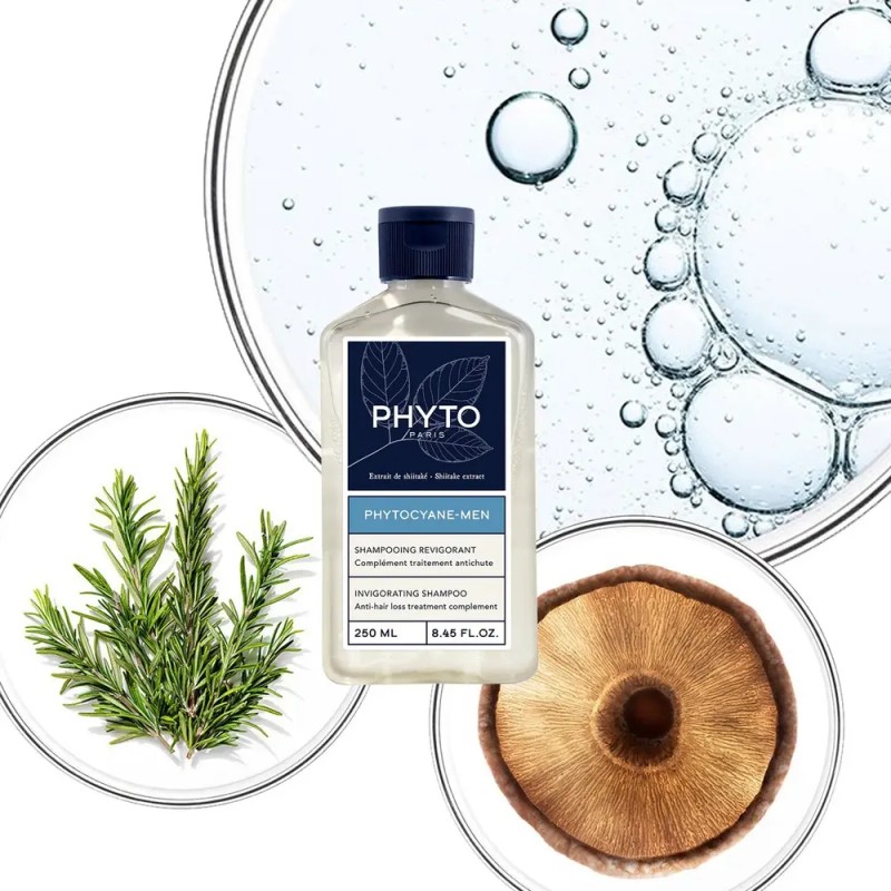 Shampoo Phyto - Complemento Anticaída 250ml- Para Hombre