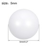sourcing map Pack of 5 PTFE Balls, 5 mm Diameter,