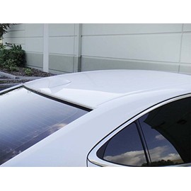 JR2 Painted White Color Rear Window Roof Spoiler Compatible with 2022 2023 2024 Honda Civic Sedan 4D