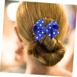 FOMIYES 20pcs Girls Hair Accessories Hair Bow Clips Elastic Headband Blue Hairpin Scrunchie for Ponytail