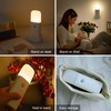 CREWEEL Motion Sensor Night Lights Indoor, Rechargeable Night Light Battery
