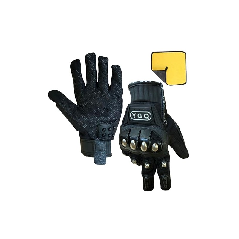 Motorcycle Powersports Gloves for Men, Touchscreen Motorcycle Gloves with Hard