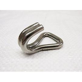 25MM J Claw Hooks Stainless Steel (0.8 Ton Ratchet Lashing Webbing Secure Fitting)