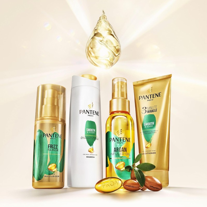 PANTENE Pro-V Argan Oil Frizz Control Hair Treatment, 100ml -