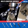 Rizom Self Adjusting Wrench, 8” and 12” Pipe Wrench, 2-Piece