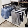 Closet Clothes Hanger Rail,Pull-Out Closet Rod 30-60cm,Wardrobe Clothing Rail,Closet Organizer