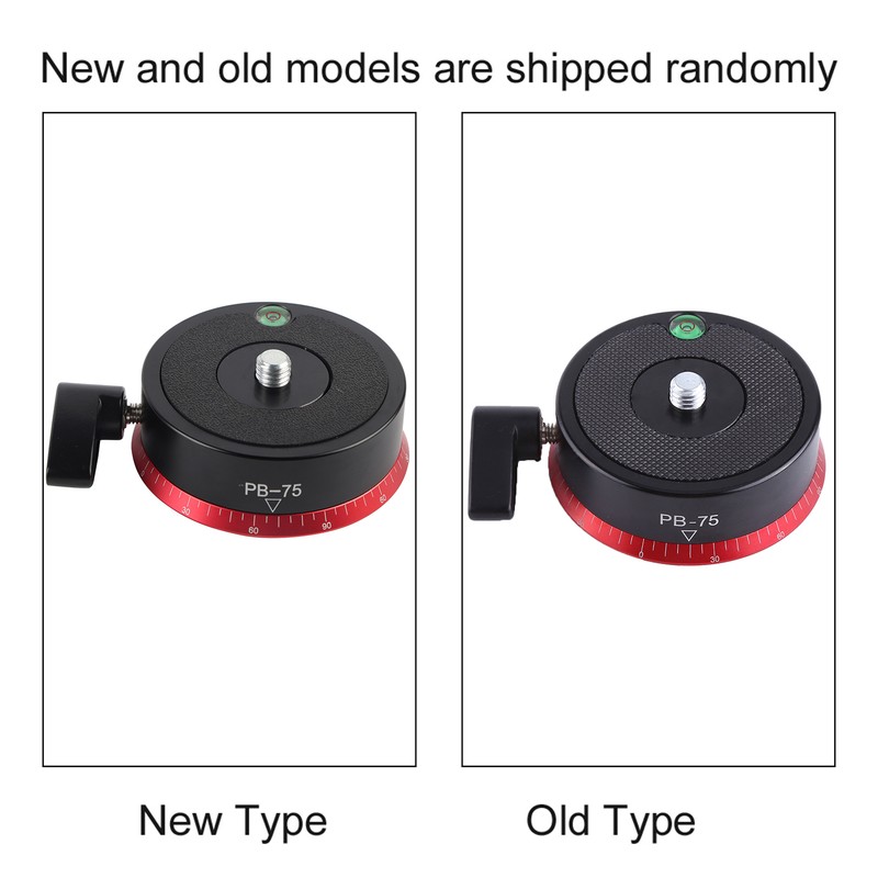 Aluminum Alloy Panorama Ball Tripod Head With Bubble Level and