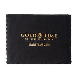 GOLD GT TIME Premium Jewelry Cleaning Cloth – Natural Cotton, Non-Toxic, Travel-Friendly, Individually Wrapped