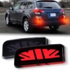 ZDEERAOTO Rear Bumper Reflector Lamp Fog Light DRL Sequential Turn