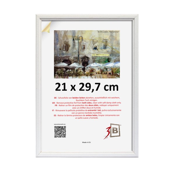 Jena Wooden Photo Frame, Picture Frame, Photo Frame with Plexiglass,