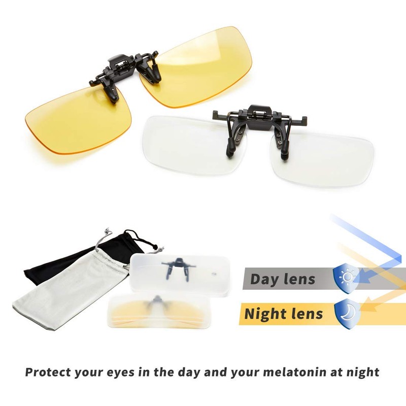 Clip on Blue Light Blocking Lenses Anti Blue Light Filter