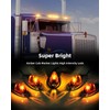 LBRST 17 LED Torpedo Cab Lights Chrome Clear LED Top