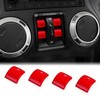 Polodunn Window Button Cover for 2012-2017 Jeep Wrangler JK &