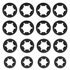 Be In Your Mind 30PCS Internal Tooth Washers Compatible with Mac Allister Lawn Mower Quick Speed Locking Washers Push On Speed Clips Fasteners 7.5mm 9.5mm 10.5mm