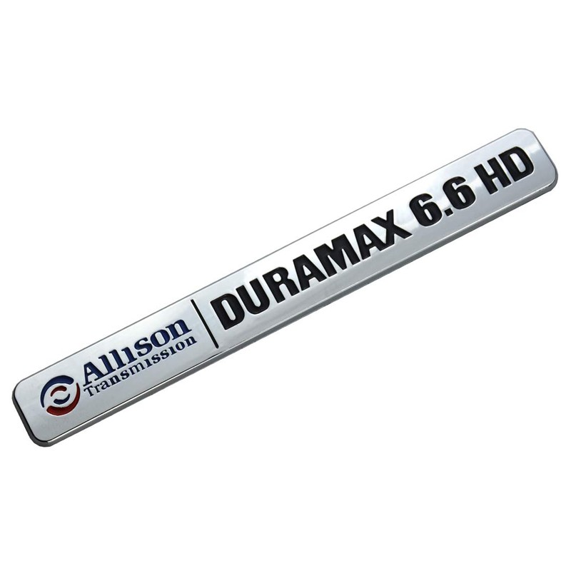 Aimoll Allison Transmission Duramax 6.6 HD Hood Emblem Pair Set