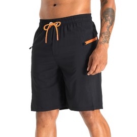 APTRO Men's Swim Trunks with Compression Liner Bathing Suit Quick Dry Swim Shorts MP283 3XL