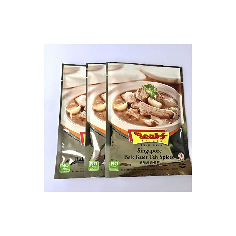 Singapore Bak Kuet Teh Spices (Pack of 3)