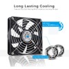 140mm PC Fan 12V 140mm Computer Fan Dual Ball Bearing