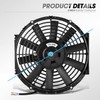 DNA MOTORING 12 Inch High Performace Electric Cooling Slim Radiator