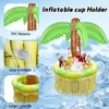 LUMOOM Inflatable Palm Tree Drink Cooler, Floating Drink Holder, Inflatable