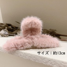 Hair Clips, Set of 4, 4 Colors, Large, Fluffy, Tightly Curled, Can Be Used for Dense Hair, Hair Accessories, Adult, Stylish, Simple, Cute, Commuting, Outing, Gift