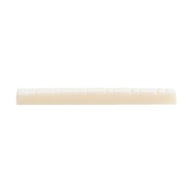 Miwayer 12 String Electric Guitar Bone Nut Flat Bottom Pre-Slotted Made of Real Bone (48 X 3 X 5mm 1 pack)