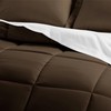 Merit Linens 8-Piece Down-Alternative Comforter Set - Full Chocolate