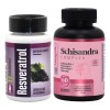 Kit Resveratrol Schisandra Complex Shatavari Ginseng Maca Sin Sabor
