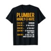Funny Plumber Men's T-Shirt - Plumber Hourly Rate
