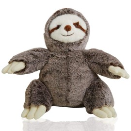 Sloth Cuddly Soft Toy Plush Stuffed Animal for Kids 30cm Grey Age 1 2 3 4 5 Beehive Toys