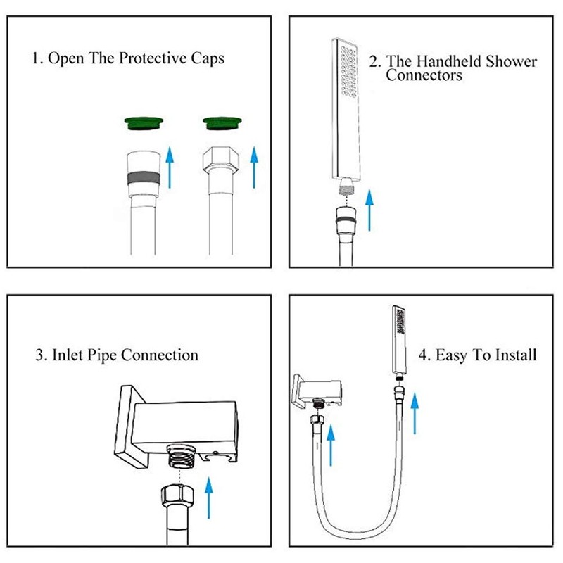 ValueHall Shower Hose Shower Head Hose Extra Long Shower Hose