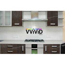 VViViD High Gloss Dark Brown Cedar Striped Wood Grain Faux Finish Textured Vinyl Wrap Roll Sheet Film for Home Office Furniture DIY No Mess Easy to Install Air-Release Adhesive (6ft x 48 Inch)